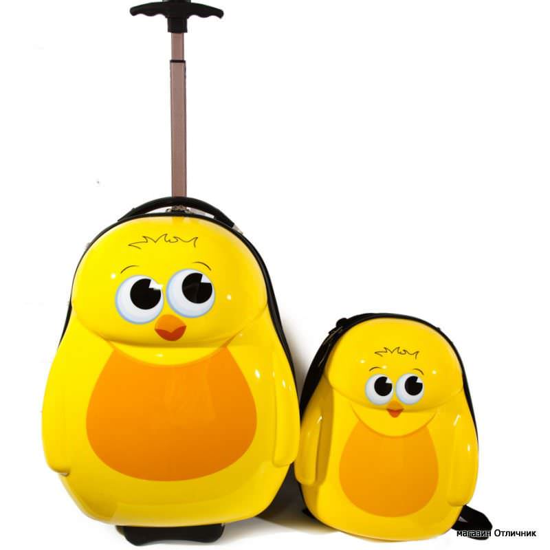 Комплект чемодан+рюкзак Vitacci Kids (Цыпленок)